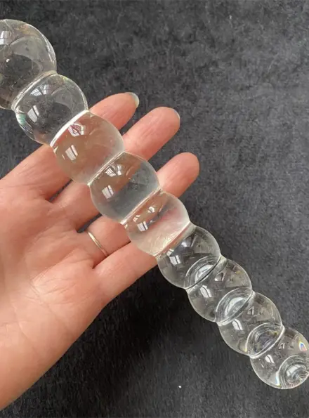 Glass Dildo Glass Pleasure Wand Sex Toys Anal Plug Crystal Massage Wands With Double Plug