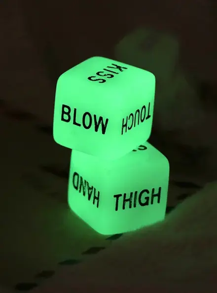 Love Dice Glow in Dark Funny Sex Dice Adult Toys Couple Lovers Games Sex Party Toy Adult Sex Toys for Couples