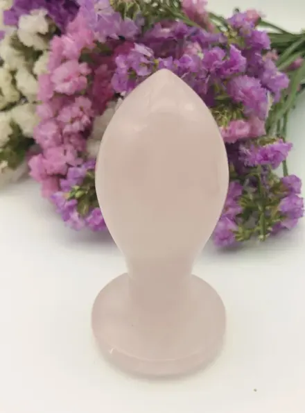 New Huge Anal Plug Crystal Jewelry Heart Butt Plug Stimulator Dildo Amethyst Buttplug Sex Toys for Women Couple Sex Products